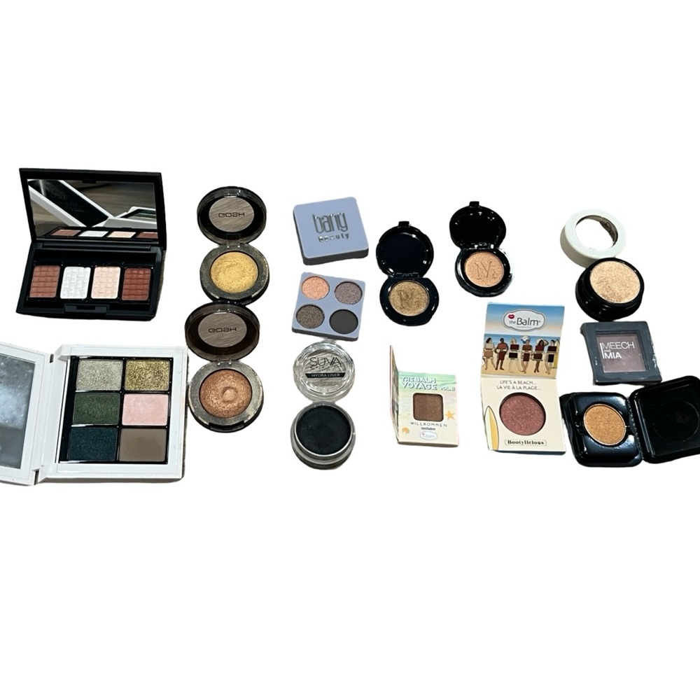 Assorted Women Makeup Eyeshadow Collection - Neutral Gold and Green Shades